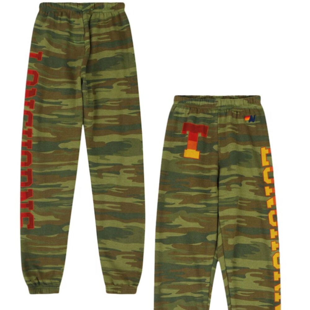 NWT Unisex Aviator Nation Camo Texas Longhorns Tri-Blend Sweatpants